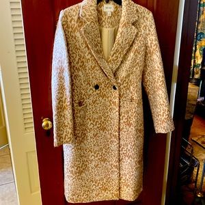 Nine West long coat , beige and taupe